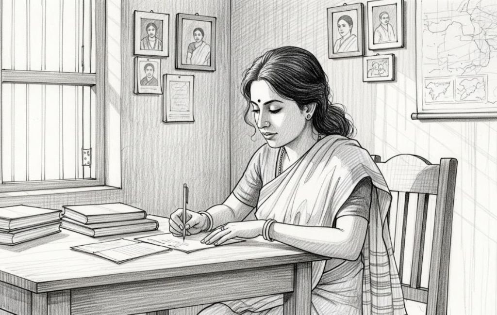 অনেক দিন পর চিঠি লিখতে বসে গেলাম 